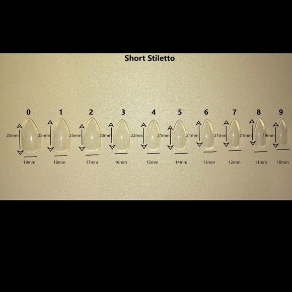 Build-A-Set- *Short Stiletto* shape - Picture 13 of 13